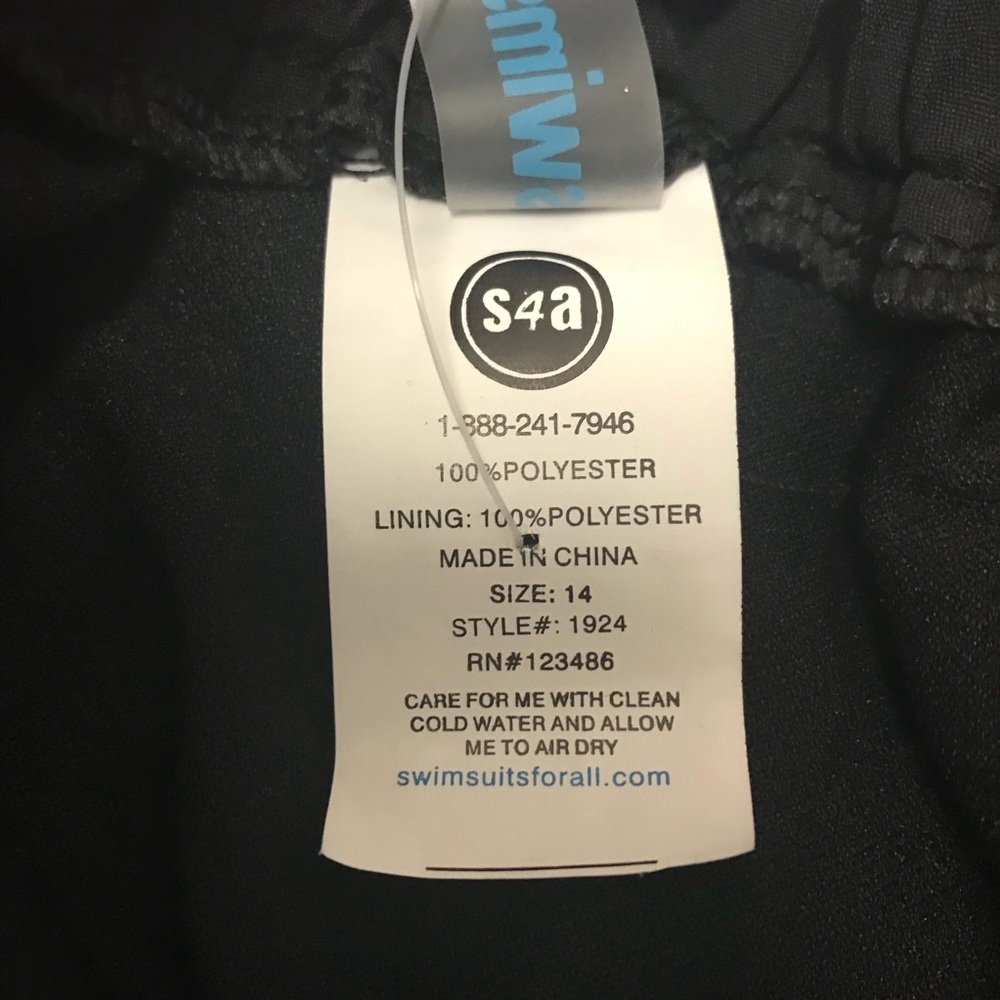 Plus Size {14 & 16} Board Shorts Swim Bottoms - Picture 5 of 6